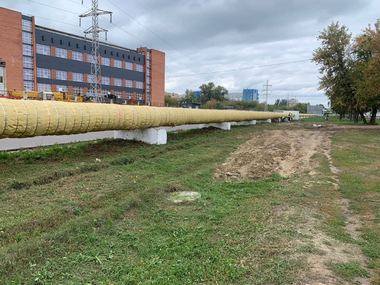 Ул. Баумана, монтаж РСТ-30м, покраска опор и неподвижек