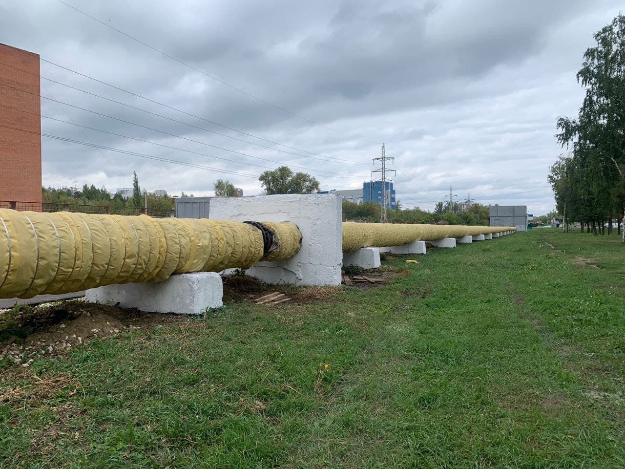 Ул. Баумана, монтаж РСТ-30м, покраска опор и неподвижек